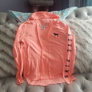 Pink Victoria secret hoodie top
